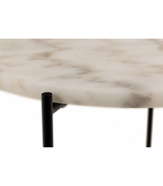 Šoninis staliukas 109851 Ø42 baltas