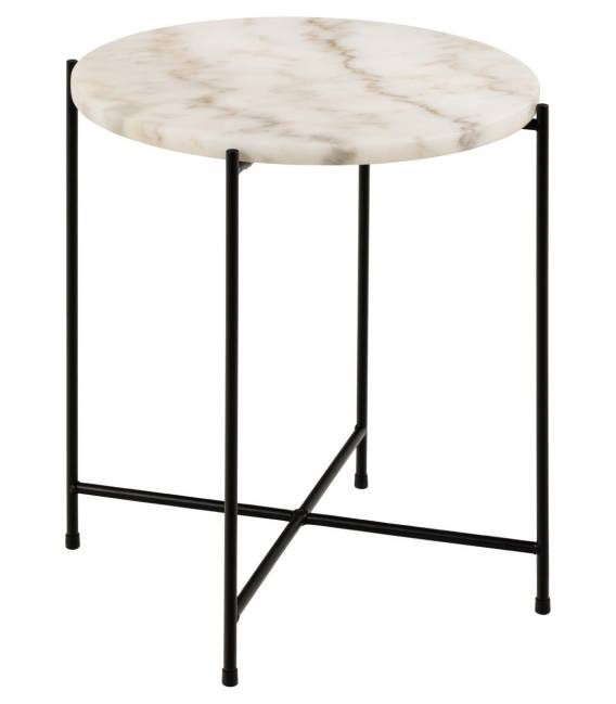 Šoninis staliukas 109851 Ø42 baltas