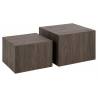 Kavos staliukų komplektas 105533 58x50 rudas (2vnt.)