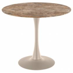 Apvalus stalas 25130 Ø90 rudas