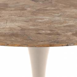 Apvalus stalas 25130 Ø90 rudas