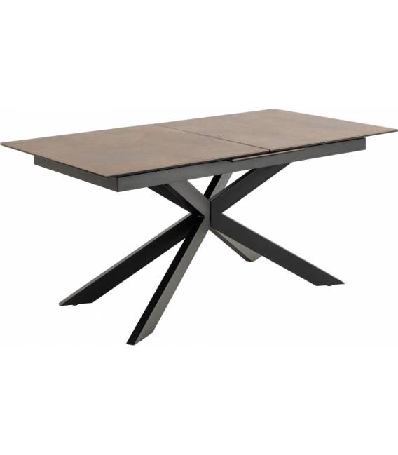 Išskleidžiamas stalas 22563 168(210)x90 rudas