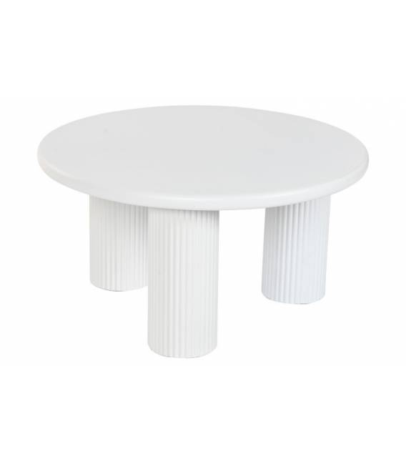 Kavos staliukas ARIA Ø75 baltas