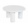 Kavos staliukas ARIA Ø75 baltas