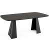 Išskleidžiamas stalas OGI 120(200)x120 anthracite sherman oak
