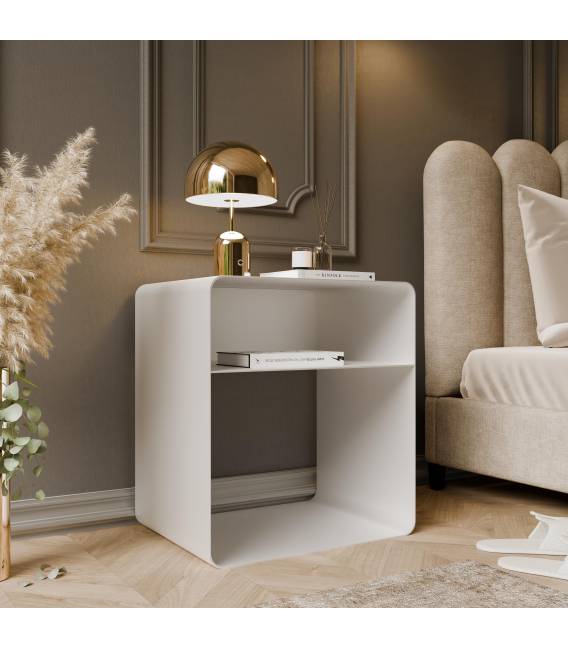 Naktinė spintelė NIBRU 45x35 balta