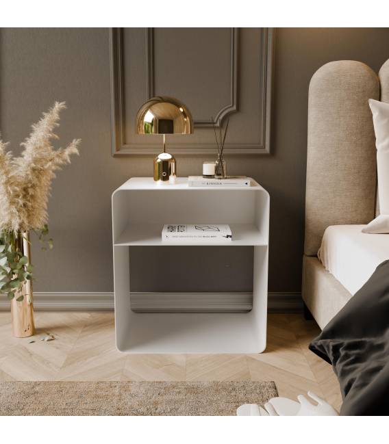 Naktinė spintelė NIBRU 45x35 balta