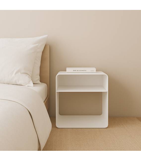 Naktinė spintelė NIBRU 45x35 balta