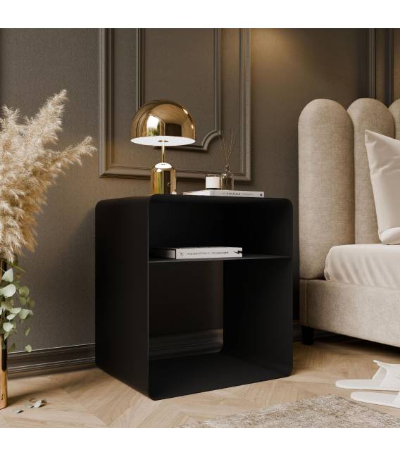 Naktinė spintelė NIBRU 45x35 juoda