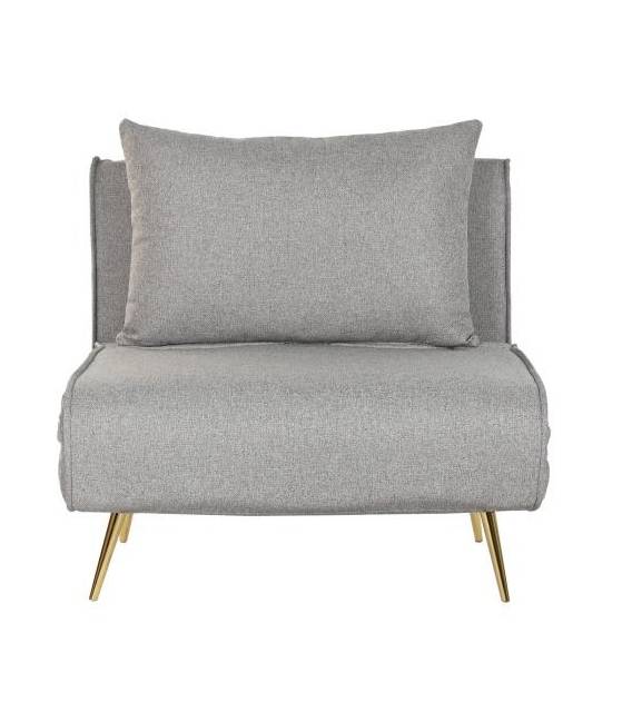 Miegamasis fotelis VELO 90x90 pilkas