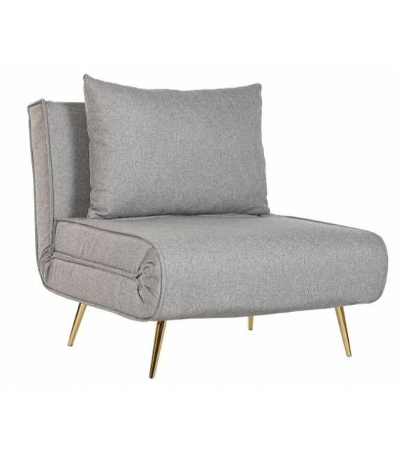 Miegamasis fotelis VELO 90x90 pilkas