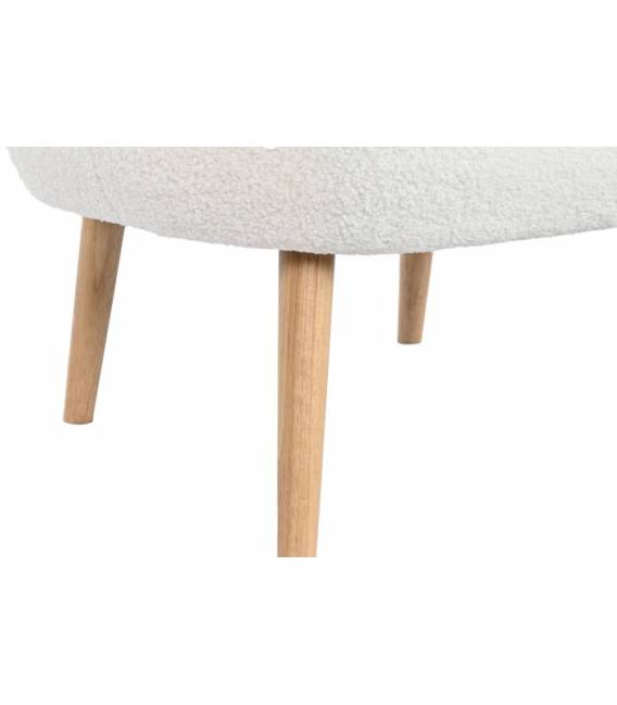 Fotelis BORREGUITO baltas