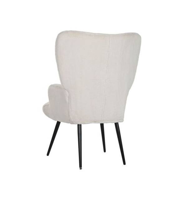 Fotelis VELVET RELAX baltas