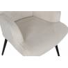 Fotelis VELVET RELAX baltas