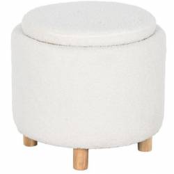 Pufas CUBO Ø48 baltas