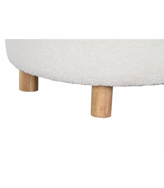 Pufas CUBO Ø48 baltas