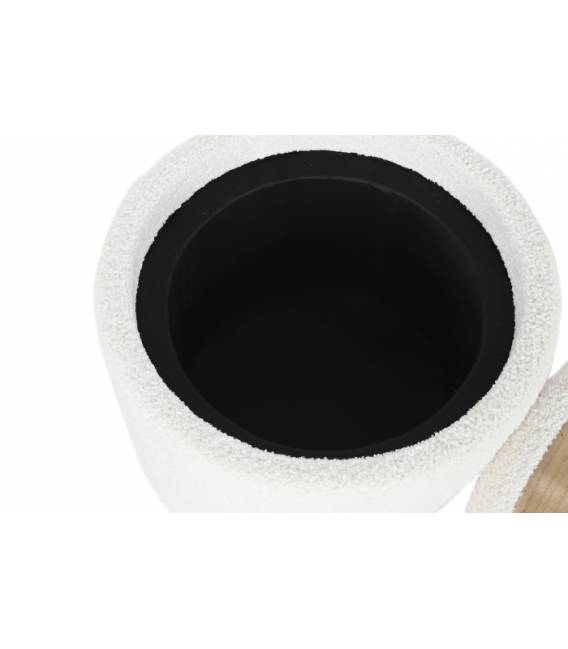 Pufas CUBO Ø48 baltas