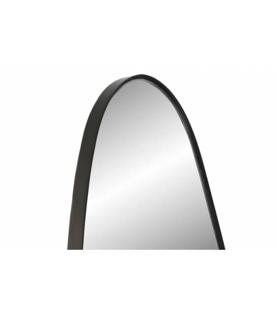 Veidrodis GLASS 55x165 juodas