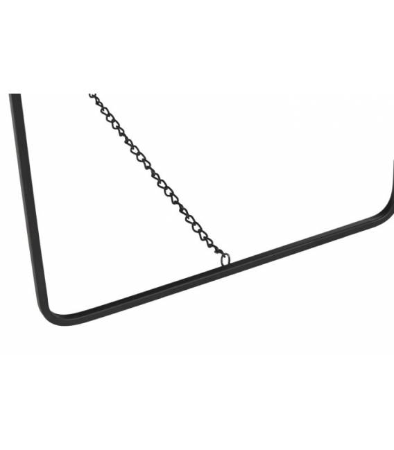 Veidrodis GLASS 55x165 juodas