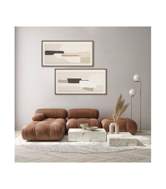 Paveikslas WAVE-B 100x50 rusvas