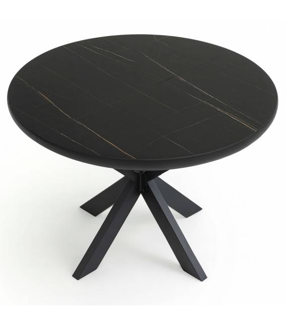 Išskleidžiamas stalas SPIDER Ø100(180)x76 sonata lack