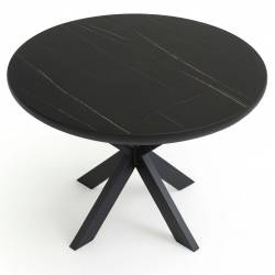 Išskleidžiamas stalas SPIDER Ø100(180)x76 sonata lack