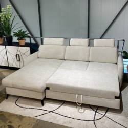 Minkštas kampas FARO 243x175 rusvas