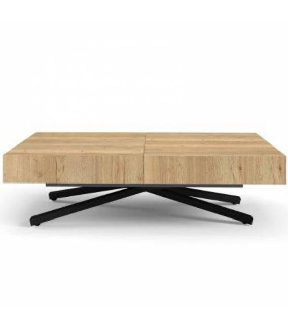 Transformuojamas kavos staliukas MEGARA 120(210)x80 natural halifax