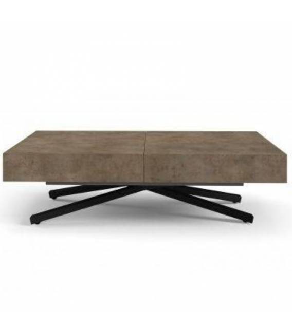 Transformuojamas kavos staliukas MEGARA 120(210)x80 chicago concrete