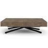 Transformuojamas kavos staliukas MEGARA 120(210)x80 chicago concrete