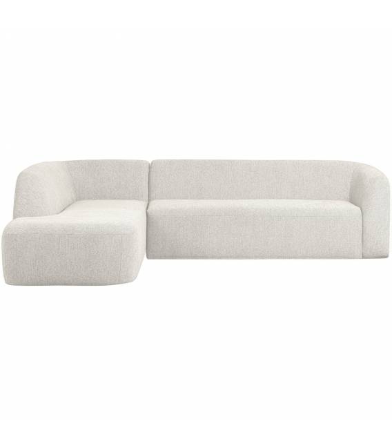 Minkštas kampas SLOPING 274x225 kreminė