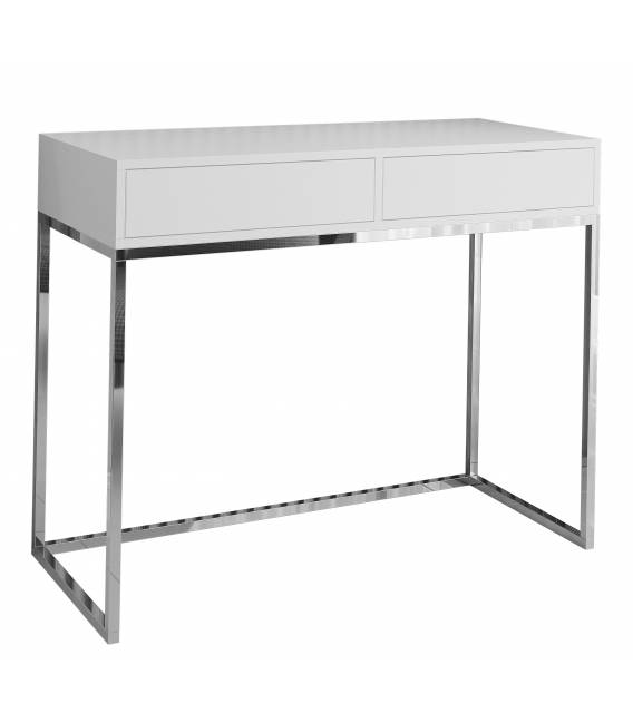 Konsolė AGRIO 80x35 balta/chrominė