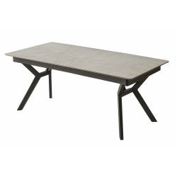 Išskleidžiamas stalas PAPAYA 162(228)x90 lagina matt/ black