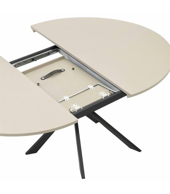 Išskleidžiamas stalas LAGOS 120(160)x76 cappuchino