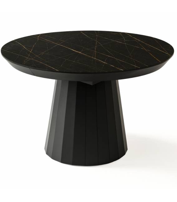 Išskleidžiamas stalas JAZZ Ø120(163) sonata lack