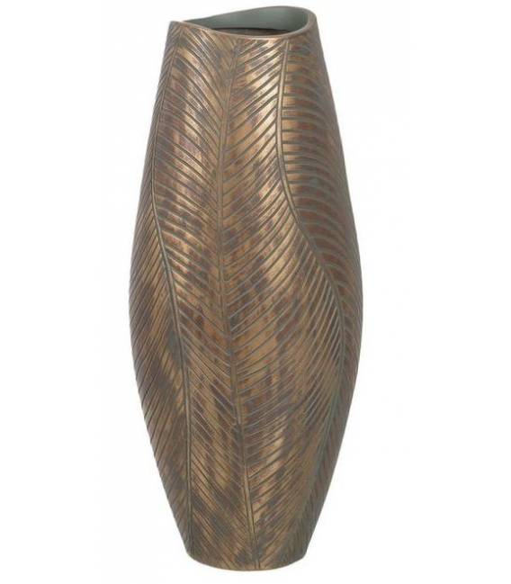 Vaza LEAF 22x54h auksinė
