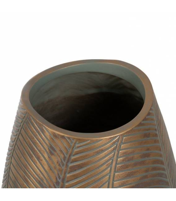 Vaza LEAF 22x54h auksinė