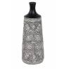 Vaza JESSI 18x48h juoda/balta