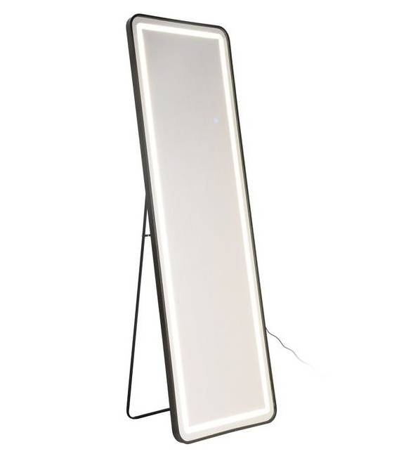 Veidrodis LED 50x160 juodas/LED