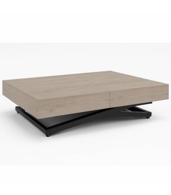 Transformuojamas kavos staliukas EXALTO 120(210)x80 lorenzo oak