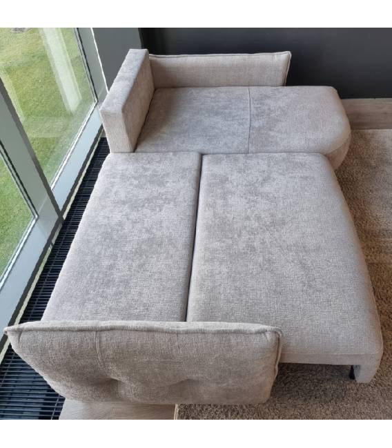 Minkštas kampas ALLIA 244x165 rusvas