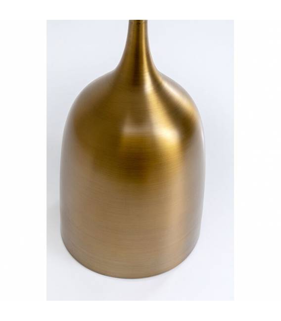 Šoninis staliukas LUXE Ø45 auksinis/baltas