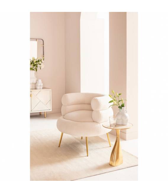 Šoninis staliukas SPACEY Ø36 auksinis