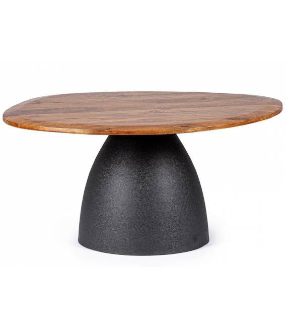 Kavos staliukas STANLEY 86x76 rudas