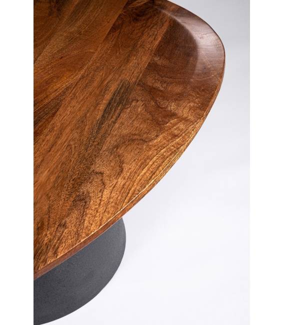 Kavos staliukas STANLEY 86x76 rudas