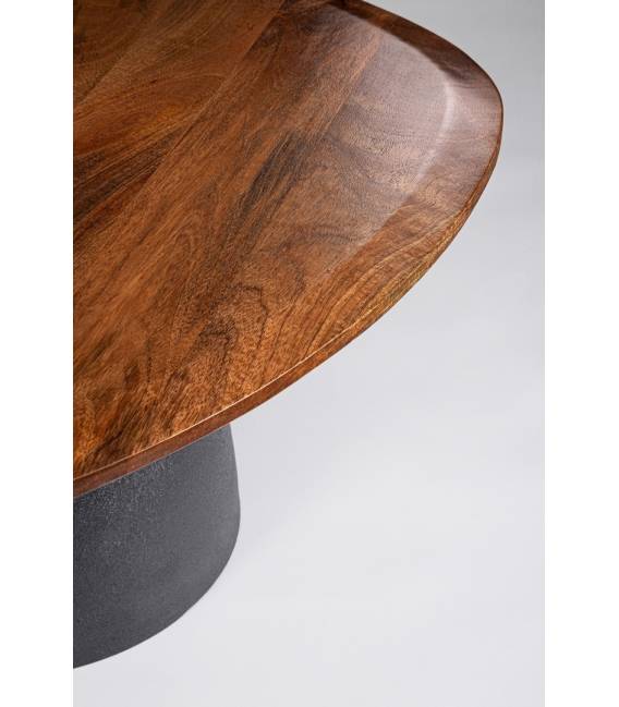 Kavos staliukas STANLEY 60x58 rudas