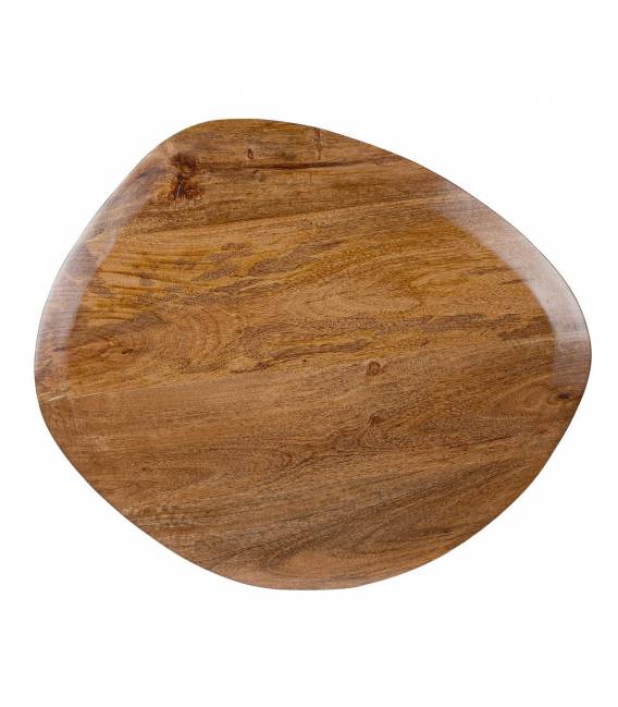 Kavos staliukas STANLEY 60x58 rudas