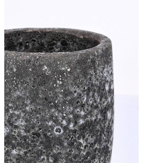 Vazonas RUSTY 36x41 pilkas