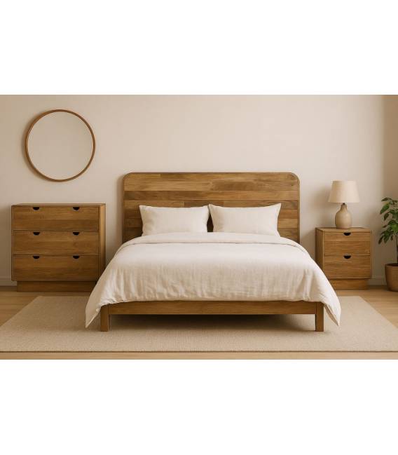 Naktinė spintelė JOVI 40x30 ruda