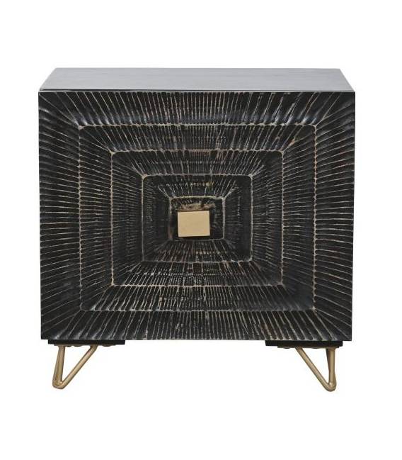 Naktinė spintelė HEVER 50x40 juoda